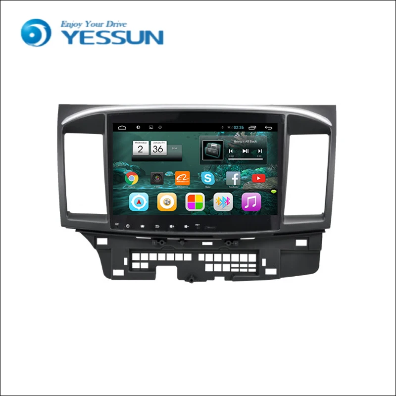 For Mitsubishi Lancer 2007~2016 - Car Android Media Player System Autoradio Radio Stereo GPS Navigation Multimedia Audio Video bluetooth-media-player