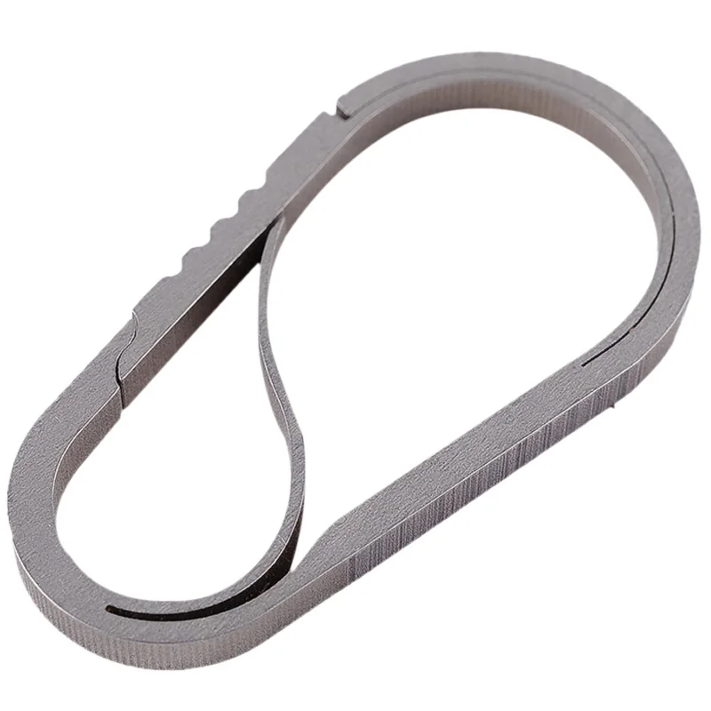

Tc4 Titanium Alloy Edc Anti-Lost Key Chain Hook Hanging Keychain Tools Outdoor Camping Carabiner Keyring Hang Waist Car Key