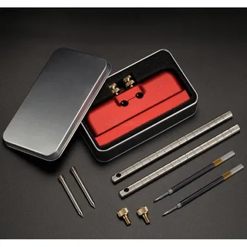 

Woodworking fitment scribe parallel drawing line marking tool aluminum alloy wire drawing machine woodworking tool