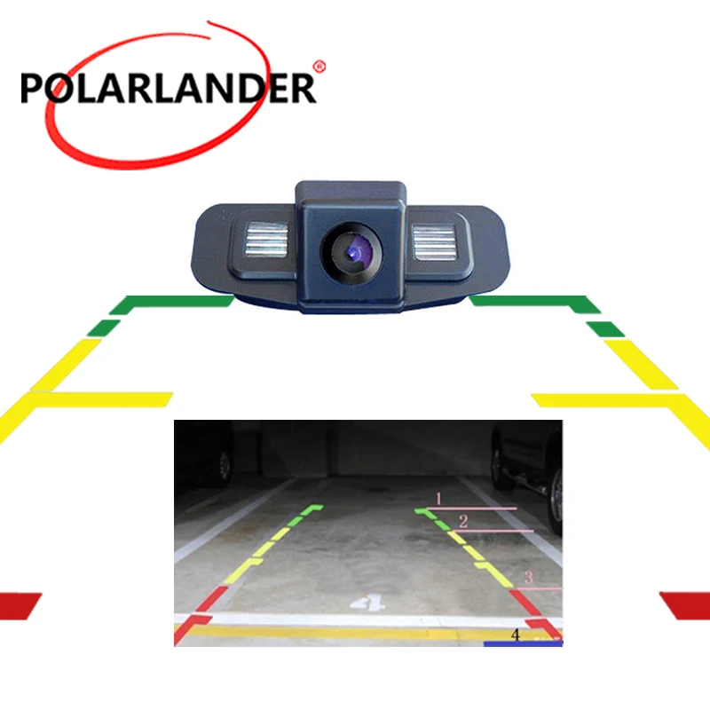 Автомобильная парковочная камера заднего вида Автомобильная камера заднего вида HD водонепроницаемая CCD Проводная Подходит для Honda Spirior 2009 2010
