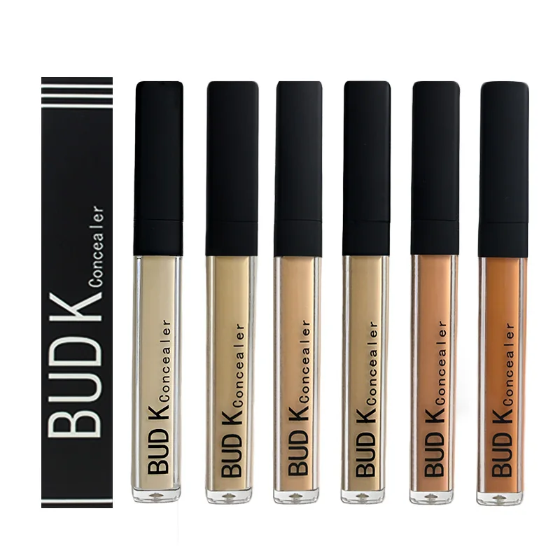 

6pcs 2018 NEW BUD K Brand Makeup Concealer Liquid Concealer Face Eye Longwear Concealer Cream Foundation Primer Cosmetic CLIO
