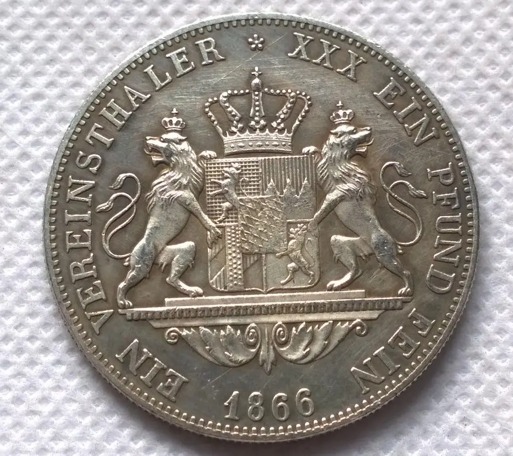 

1866 German states coin COPY commemorative coins-replica coins medal coins collectibles
