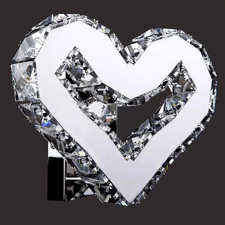 

New Modern K9 Crystal Wall Lamp Novelty Crystal Led Stairs Wall Light Sconce Mirror Applique Luce Bagno 110 220V Bedroom Lampe