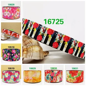 

free shipping printed cartoon grosgrain ribbon 16725