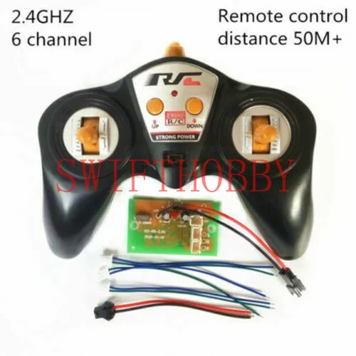 

New 2.4G Transmitter & Receiver 6-channel Remote Controller Distance 50m