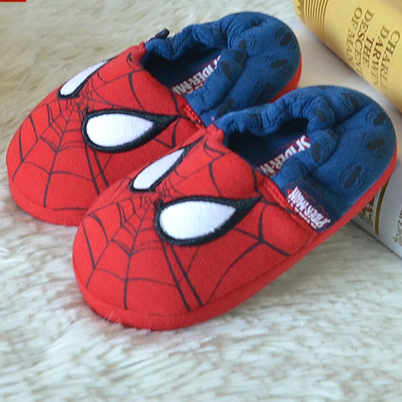 

Winter Cartoon House Slippers for Men Women Children Soft Warm Funny Slippers Shoes Parent-child Indoor Home Slipper