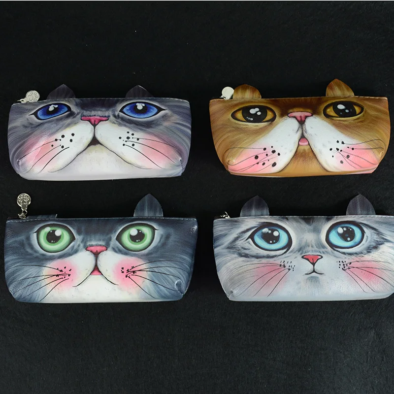 animal pencil case 3d school supplies material cute estojo escolar menina papelaria cases kawaii astuccio scuola cat dog