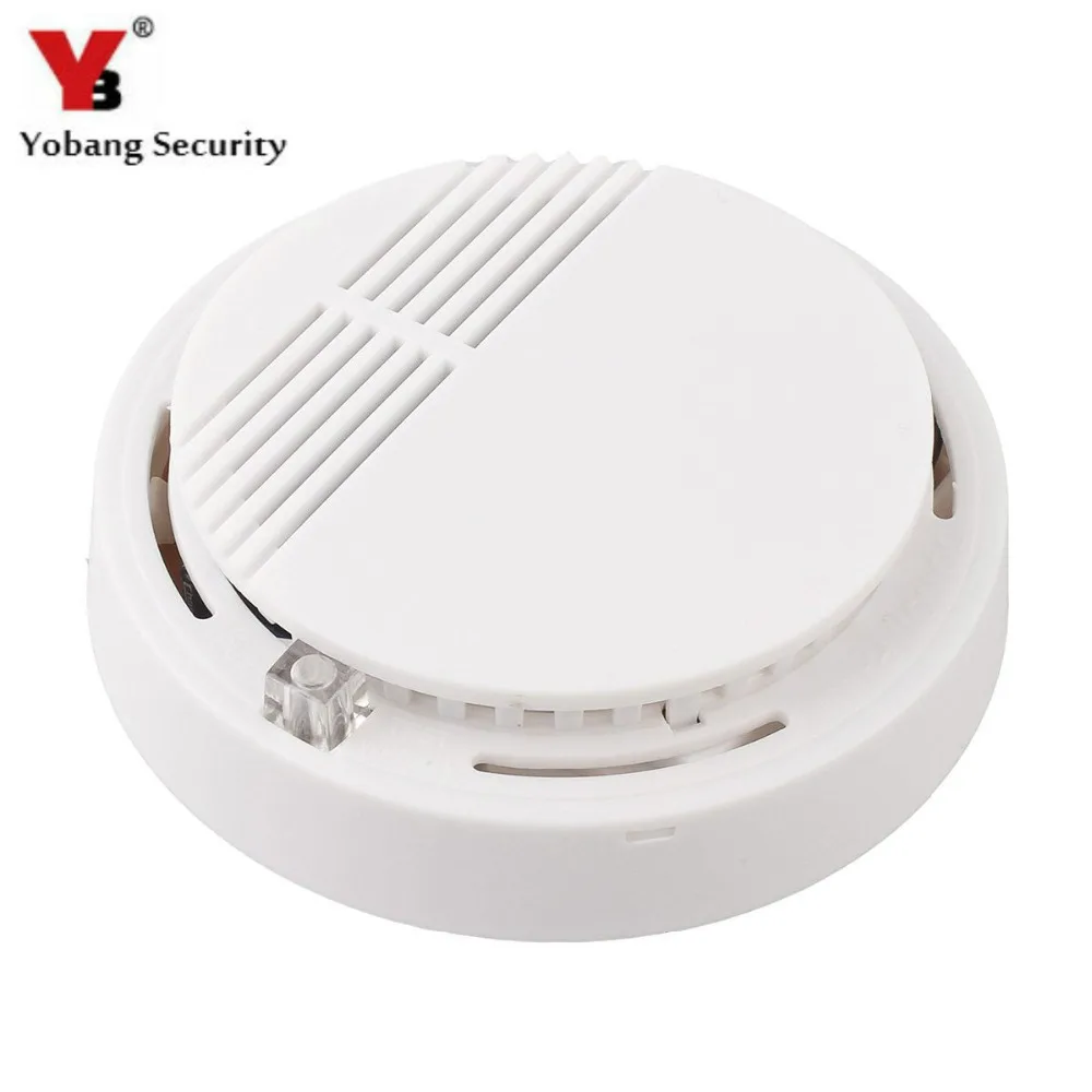 

YobangSecurity Home Security Smoke Detector Alarm Cordless Stable Standalone Fire Smoke Alarm for Home Kitchen-2 Pcs