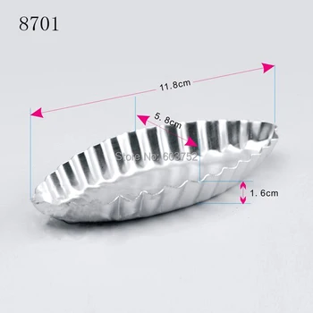 

BAKEST 50pcs per lot Aluminum Alloy Wedding Cake Baking Mold DIY Large Chrysanthemum Boat Mould Fondant Decorating Tools