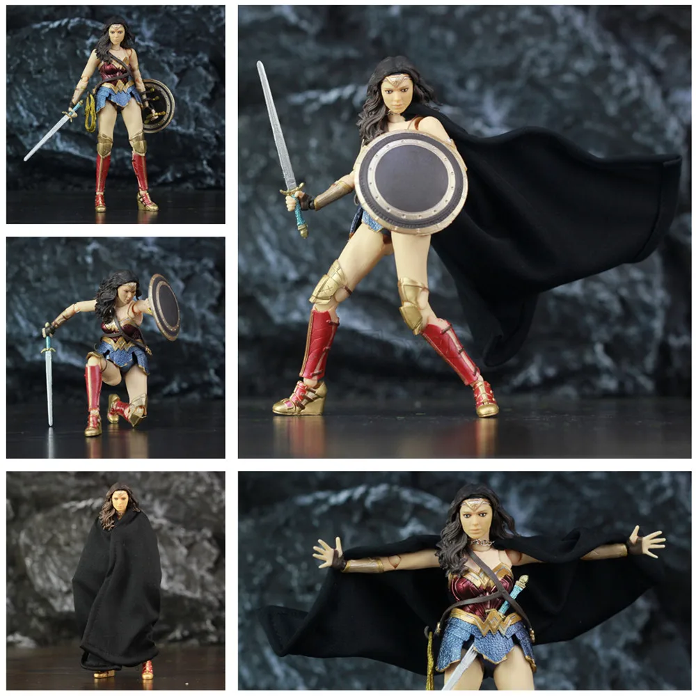 

NEW DC Justice League Wonder Woman 6" Action Figure Wonder Women Lady Heros Movie 2 Shield Sword Truth Lasso KO's SHF Toys Doll