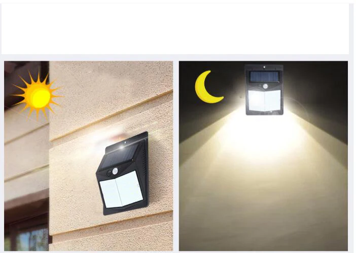 Solar Lights Solar Garden LightSolar Light Solar Lamp Outdoor Motion Sensor Wireless Solar Led Spotlights waterproof Bulb  (4)