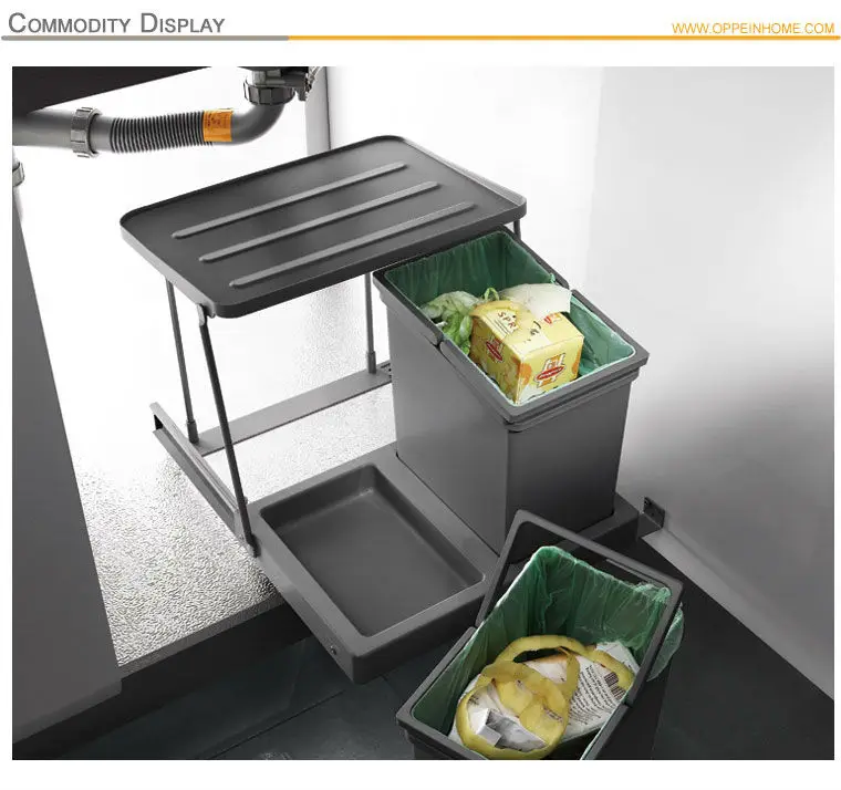 2 Chamber design Waste bins