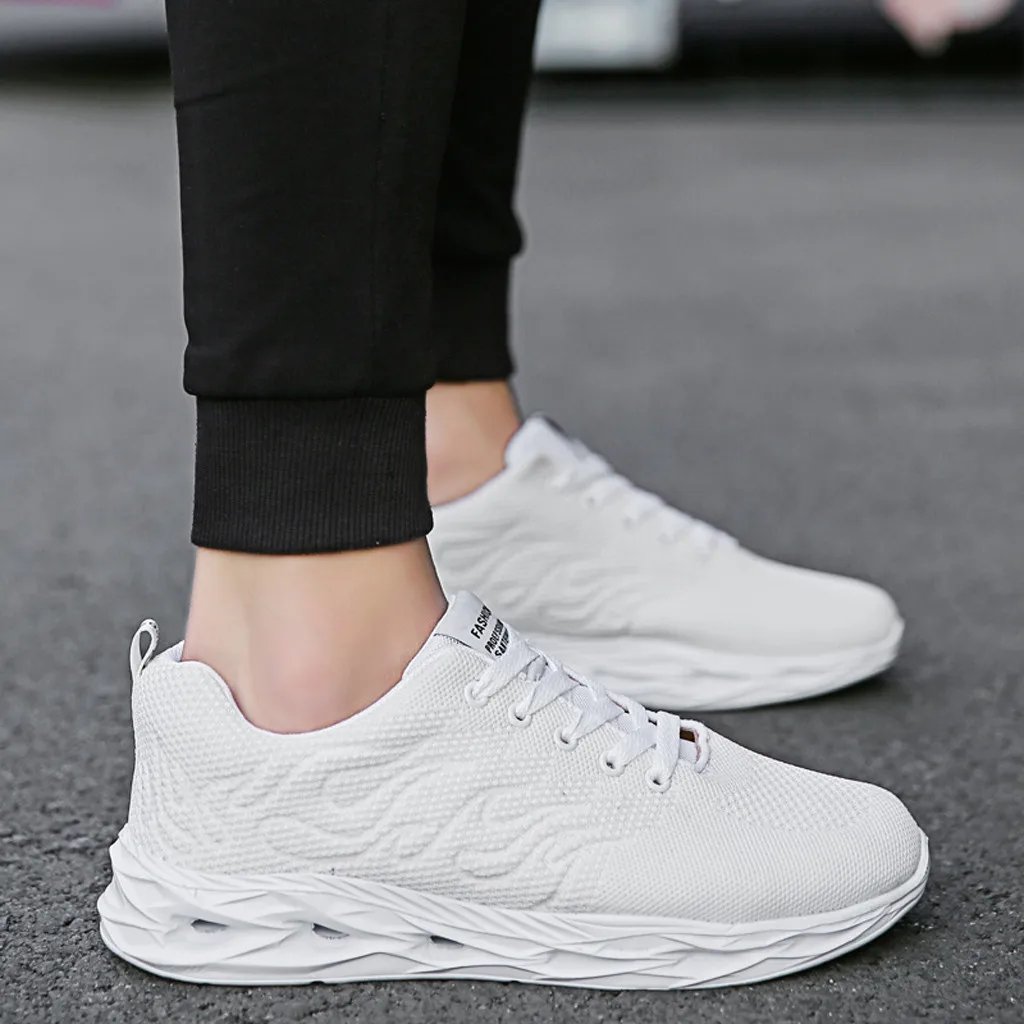 mens sneakers runing shoes comfortable sports shoe Breathable Lightweight Woven Mesh Non-Slip Sneakers trampki damskie#g2