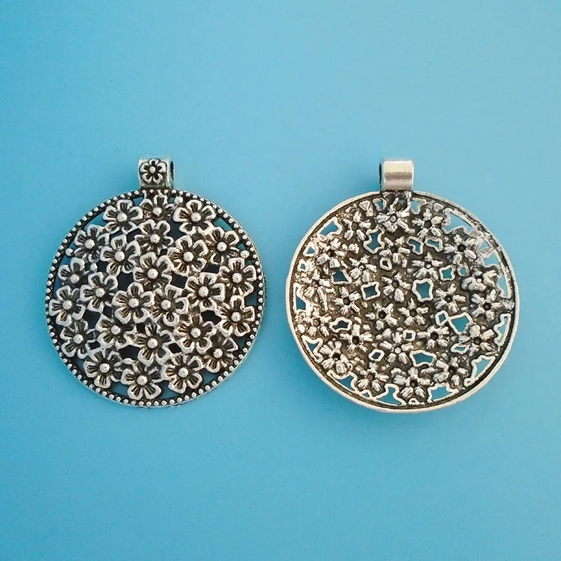 ZXZ-5pcs-Antique-Silver-Large-Flower-Round-Charms-Pendants-for-Necklace-Jewelry-Making-Findings-52x45mm (1)