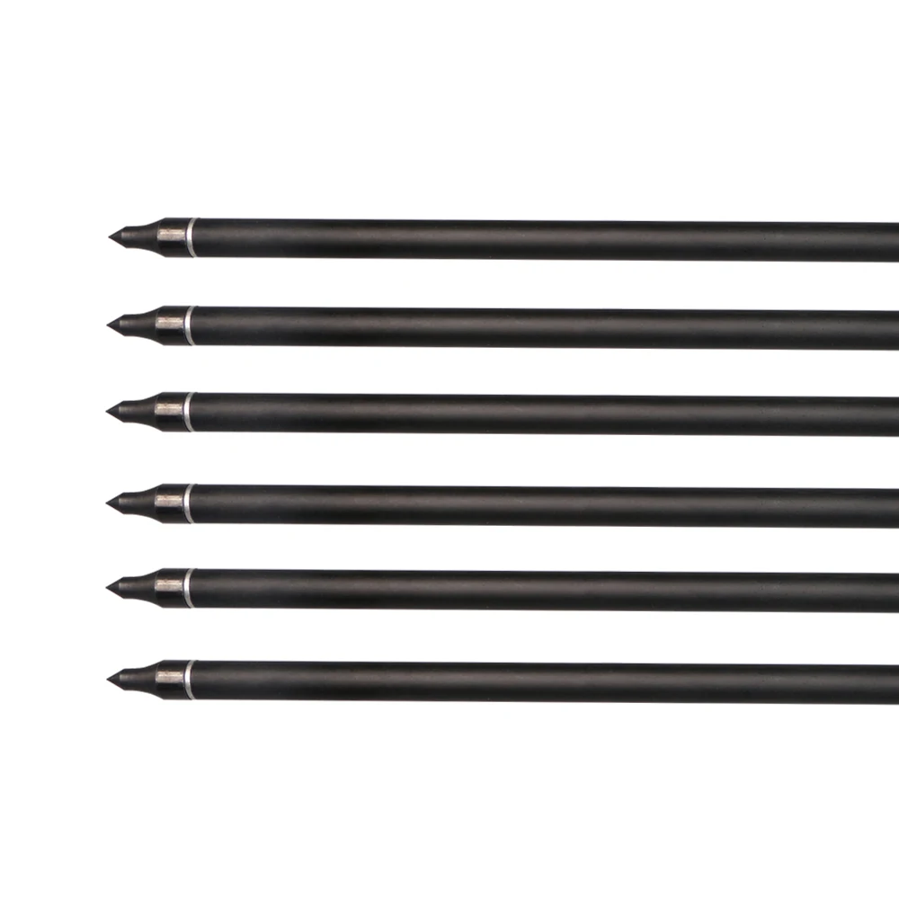 Setas de Carbono Composto de Caça Prática de Plástico 400 com Pena para Arco Removível Seta Mista - Lote Coluna Recurvo Arco 12 Pçs 5 Arco e flecha
