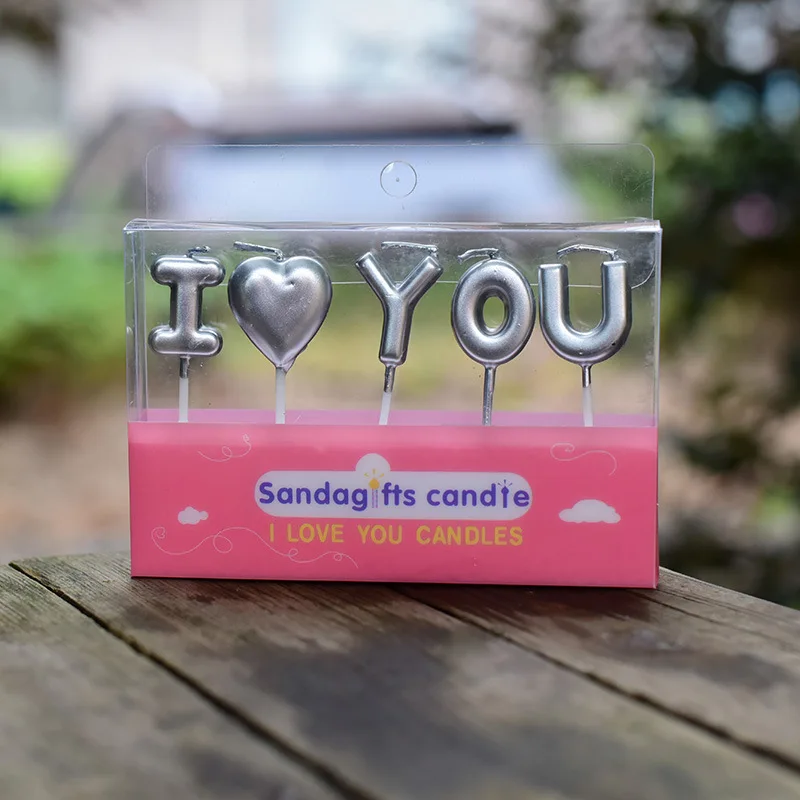 1pcs Gold Silver Number 0-9 Candle Birthday Party Design Candle Decoration Happy Birthday Anniversary Candle Supplies DIY - Цвет: J