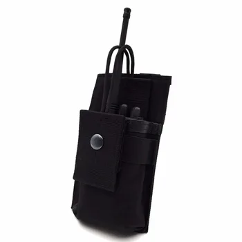 

Mayitr Nylon Tactical Radio Case Holder Walkie Talkie Adjustable Molle Pouch Open Top Mag Pouch