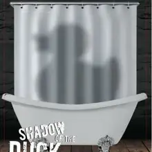 Shadow of the Duck занавеска для душа(обновление) ванна для ванной комнаты занавеска для ванной лучшее украшение