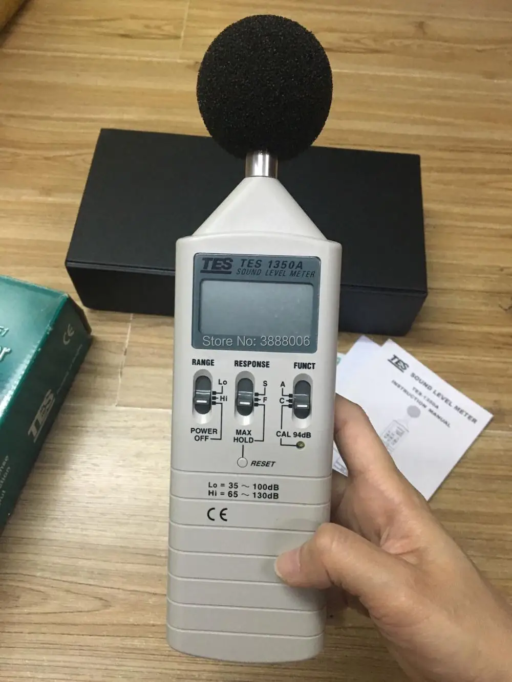 TES-1350A/TES1350A измеритель уровня шума и звука прецизионный измеритель уровня звука(35-130 дБ