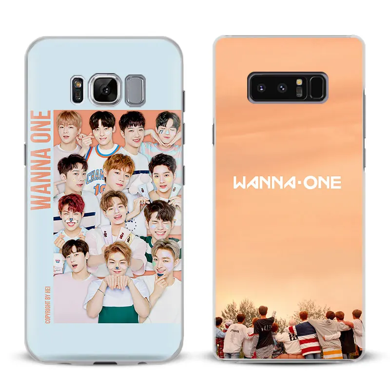 

Wanna One Kpop Boy band Phone Case For Samsung Galaxy S4 S5 S6 S7 Edge S8 S9 Plus Note 8 3 4 5 A5 A7 J5 2016 J7 2017 Cover Shell