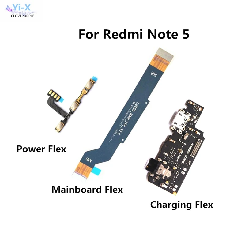 for-Redmi-Note-5-pro-USB-Charging-Port-Board-Flex-Cable-Connector-Parts-headphone-jack-21121