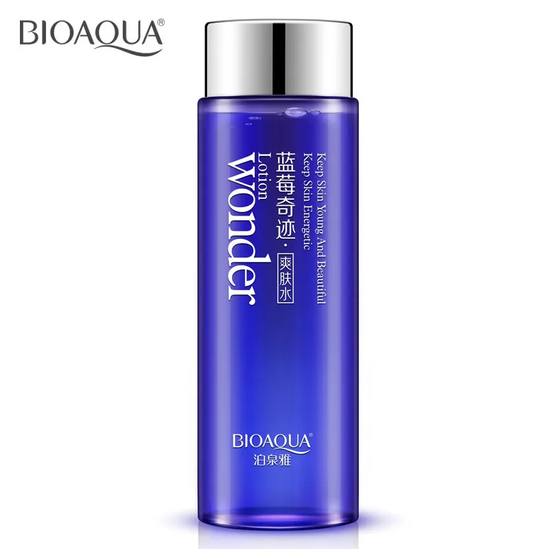 

Bioaqua Blueberry miracle glow wonder Face Toner Makeup water Smooth Facial Toner Lotion oil control pore moisturizing skin care