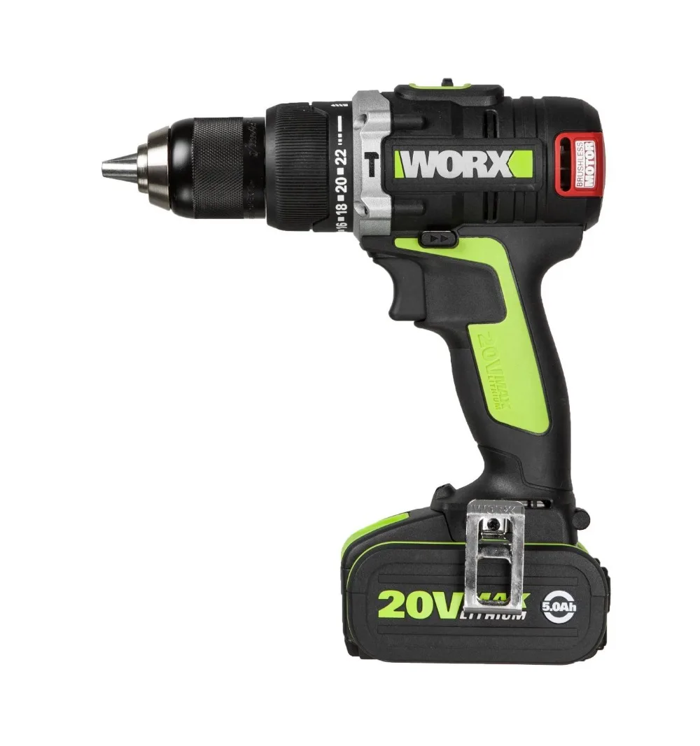 WORX WU309 20V 4.0Ah Professional Lithium Ion Brushless Motor Hammer