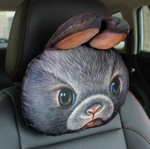 Rabbit Милый подголовник для собак, кошек, забота о здоровье, обезболивающий карбоновый мешок, внутренняя подушка для шеи, наполнитель из полипропилена и хлопка, дорожный автомобильный домашний текстиль для подушек - Цвет: Rabbit