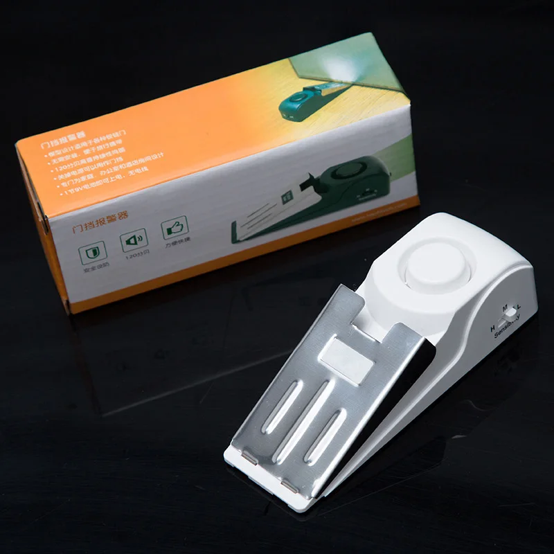 

Security Door Stop Alarm Intelligent Stopper Portable Alert Burglar For Traveling Office Home Hotel DTT88