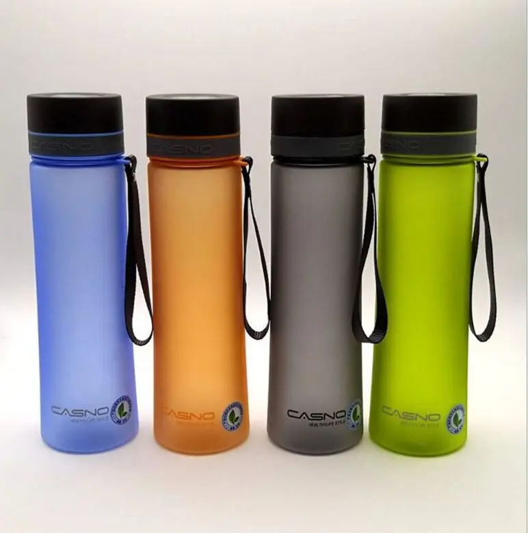 Большая емкость 1000 мл пластиковая бутылка для воды с веревкой портативная открытая космическая бутылка для походов, кемпинга, путешествий BPA