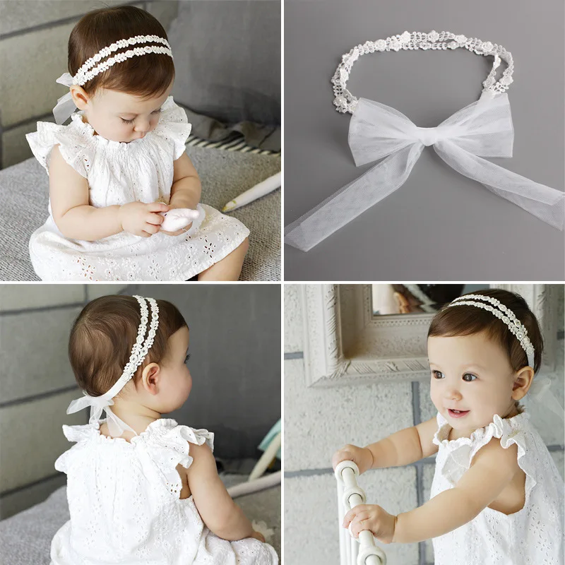 

2016 Baby kids girl headband white headbands children hair accessories cheveux bandeau chic bebes filles acessorio para cabelo
