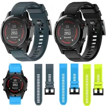 Ремешок для часов 22 мм 26 мм ремешок для часов Garmin Fenix 5 5X Plus 3 3HR ремешок для часов быстросъемный силиконовый ремешок для Forerunner 935 Band