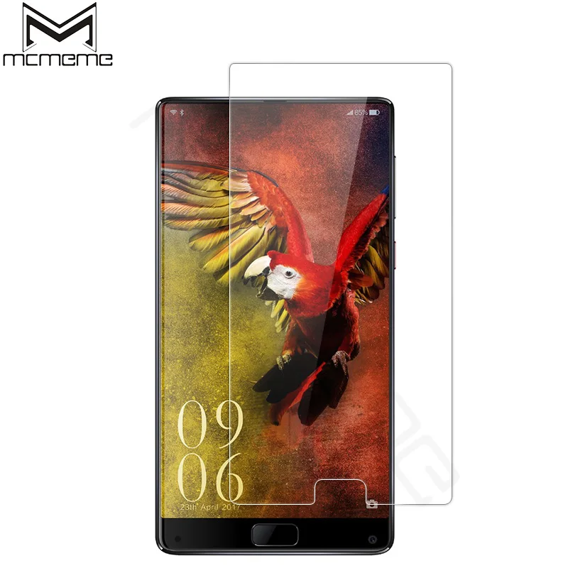 MCMEME For Elephone S8 Premium Tempered Glass 9H 2.5D HD Clear Protective Film Explosion-proof For Elephone S8 Screen Protector
