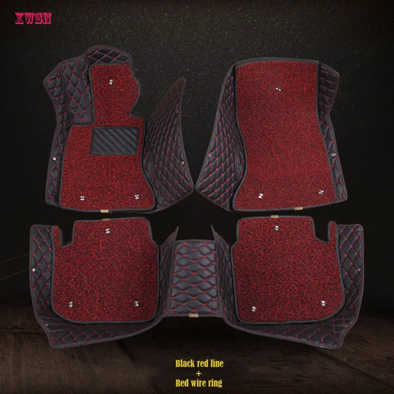 

Custom car floor mats for Ford Taurus Mondeo Focus RT Escort Explorer F-150 Mustang Edge fiesta kuga Auto accessories