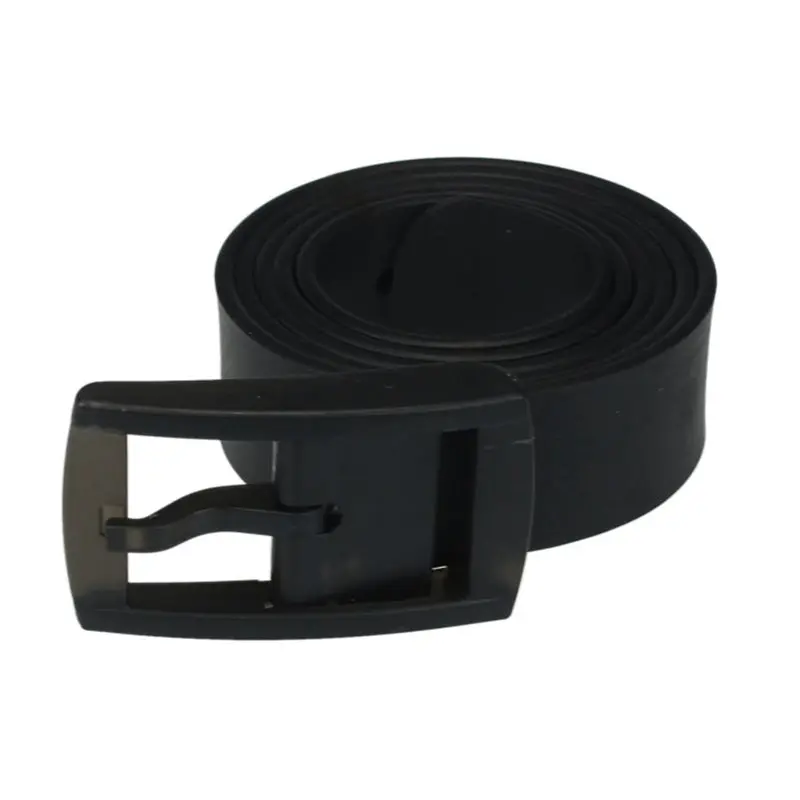 2019 New Men Womens Unisex Smooth Silicone Rubber Leather Belt Plastic Buckle New Leather belts for men 40FE016