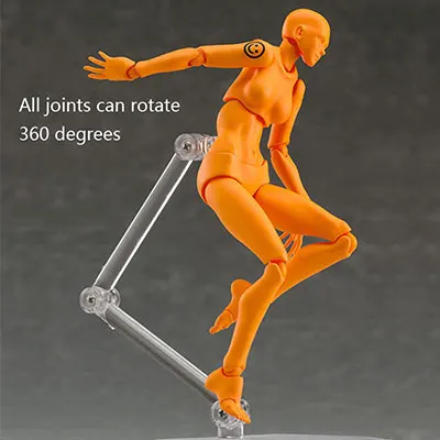 Синий Аниме Archetype подвижная лошадь ферритовый Figma фигурка Коллекция Модель художника картина модель манекен художественный Рисунок эскиз - Цвет: Синий