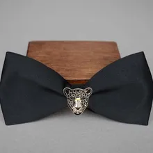 Из Металла Модные леопардовые галстук-бабочка, галстуки для мужчин, мужские галстуки, галстук, бабочка галстук мужской, галстуки