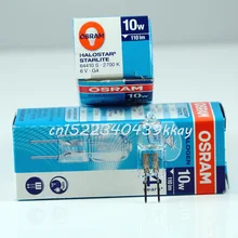 Лампа Ксеноновая OSRAM 64410 S галогенная лампа Osram 64410 S 6V10W G4 2700 K лампа для микроскопа контрольная лампа бисер