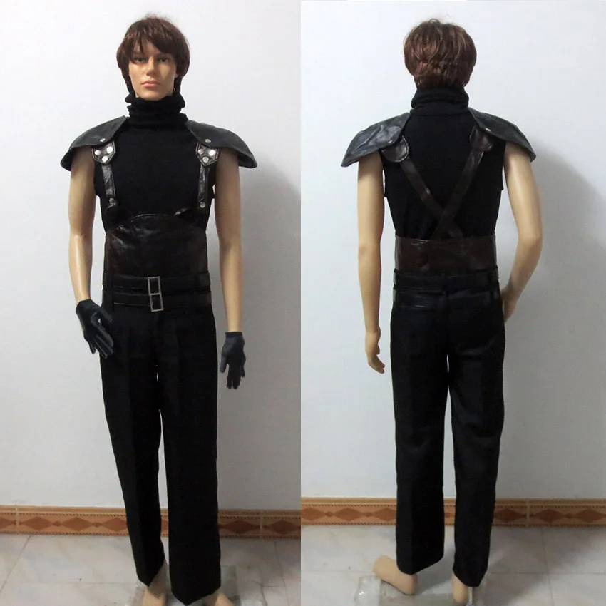 

Final Fantasy VII 7 Crisis Core Zack Fair Cosplay Costume Halloween clothing Custom Made Any Size