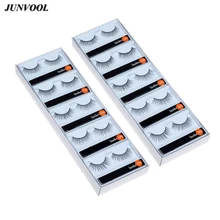 Натуральные длинные красивые ресницы, 20 пар, дешевые натуральные накладные ресницы для макияжа, накладные ресницы для наращивания, мягкие ресницы, инструмент для макияжа