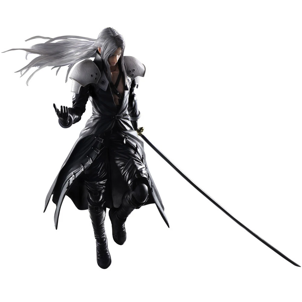 Аниме игра последняя фантазия VII Sephiroth 1" экшн фигурка PlayArts Kai фигурка игрушки Коллекция Модель игры Искусство FF7 оригинальная коробка