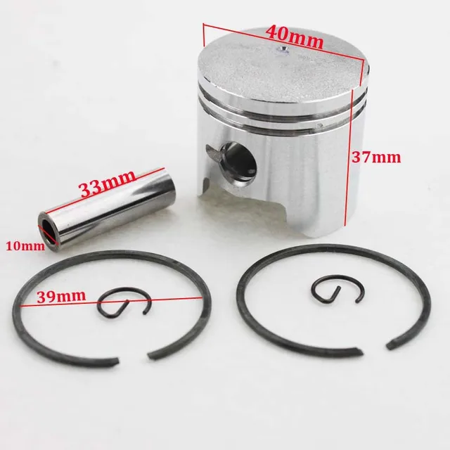 Buy 40mm Piston Ring 10mm Pin Set Kit for 2 stroke