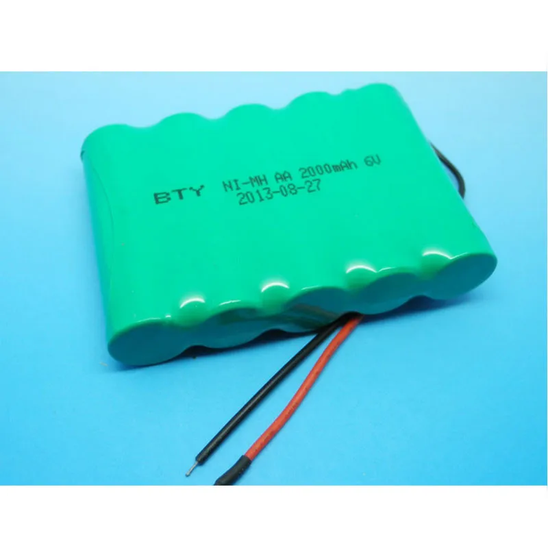 1 упаковка 14500 перезаряжаемые ni-mh 6 V батареи перерабатываемые 2000 mAh 14500 батареи NiMH для фонарика электронные игрушки