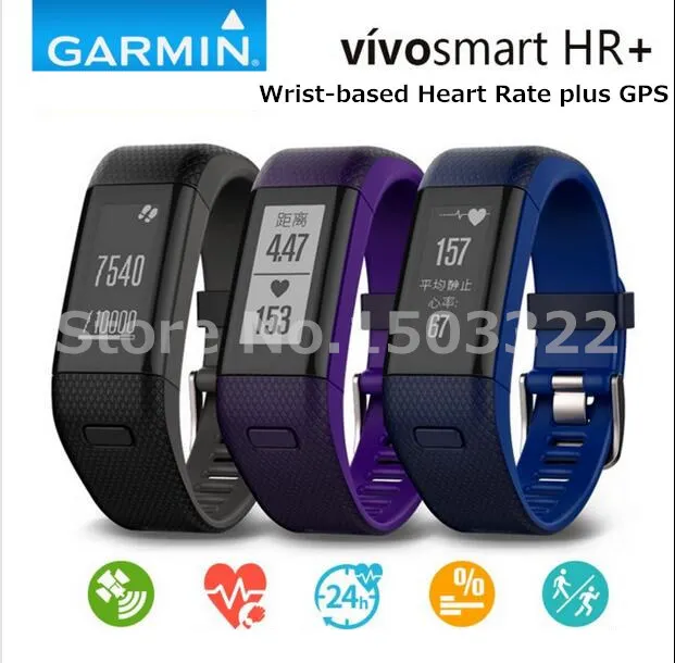 Garmin vivosmart HR + Фитнес Ремешок велоспорт велосипед часы компьютер Smart Деятельность