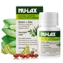 Австралия NuLax естественные лаксивные таблетки с пребиотическим запором лечение на ночь облегчение стимулирование эвакуации кишки