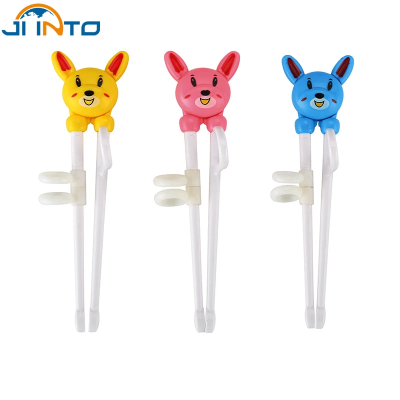 

Cartoon Kids training Chopsticks Children Study Exercise Chopsticks Eco-Friendly home kitchen tableware
