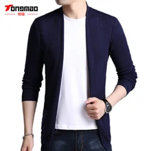 Для мужчин свитера осень-зима Костюмы с длинным рукавом v-образным вырезом вязаный Для мужчин кардиган модные однотонные Цвет Slim Fit Для мужчин s Свитер Тянуть Homme
