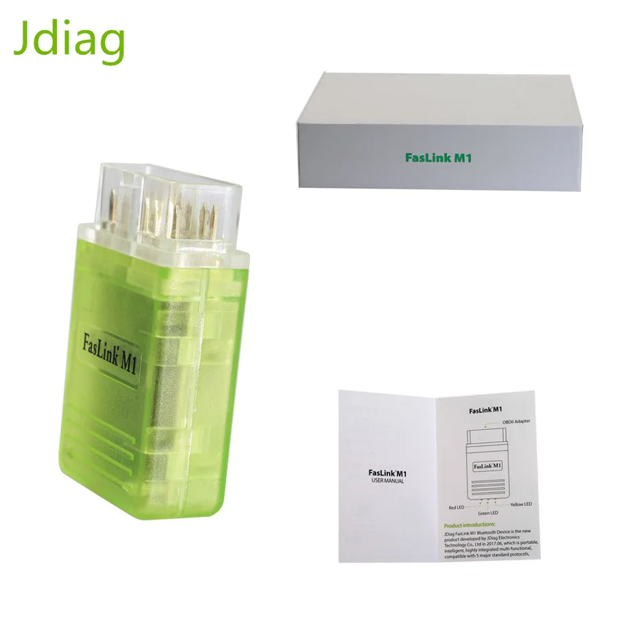 JDiag Faslink M1 Bluetooth OBDII диагностический сканер через WeChat на Android iSO Windows|diagnostic scanner|wechat |