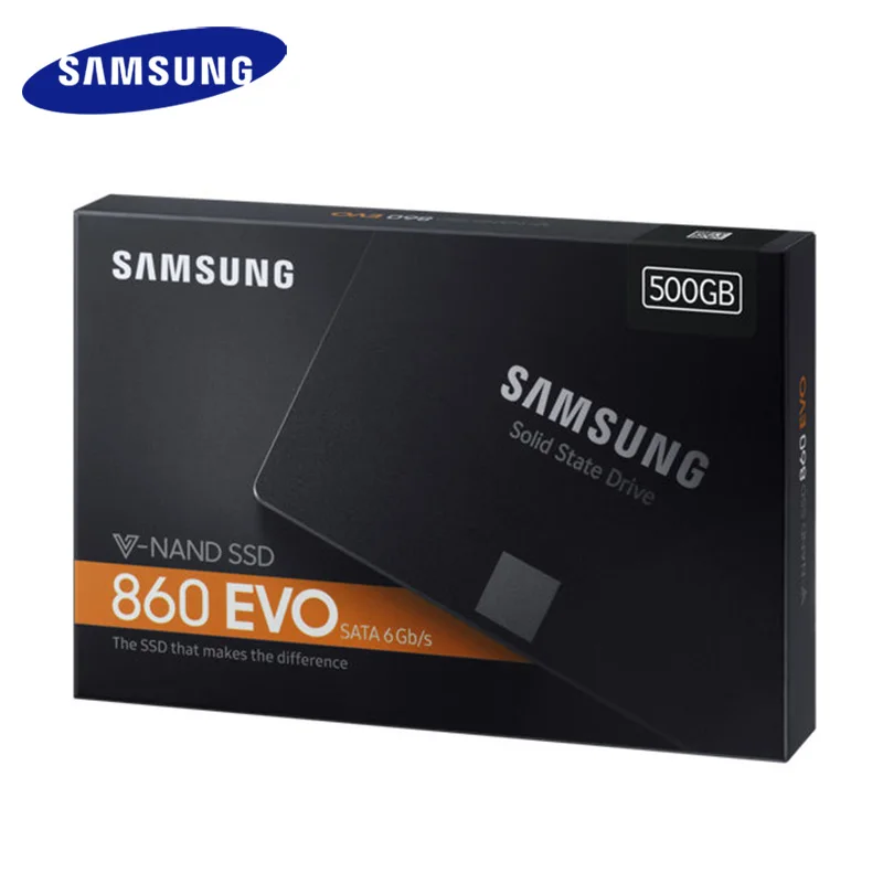 SAMSUNG SSD 860 EVO SATA 250GB 500GB Внутренний твердотельный диск HDD жесткий диск SATA3 2,5 дюймов ноутбук Настольный ПК MLC disco duro