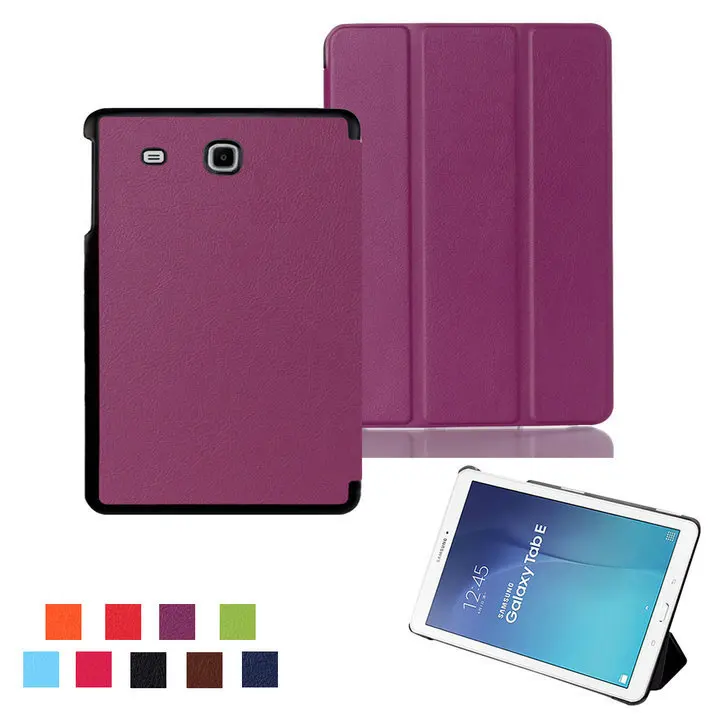 

For Samsung Tab E 9.6 T560 PU Leather Cover Case Fundas GALAXY Tab E 9.6 T561 SM-T560 SM-T561 Tablet Tablette Stands Folio Shell